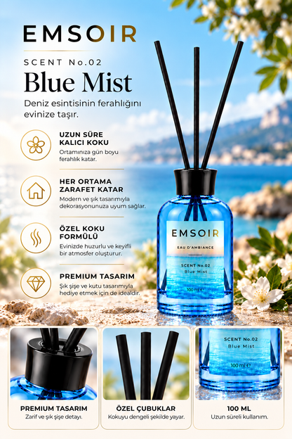 EMSOIR | BLUE MIST Çubuklu Oda Kokusu 100ml