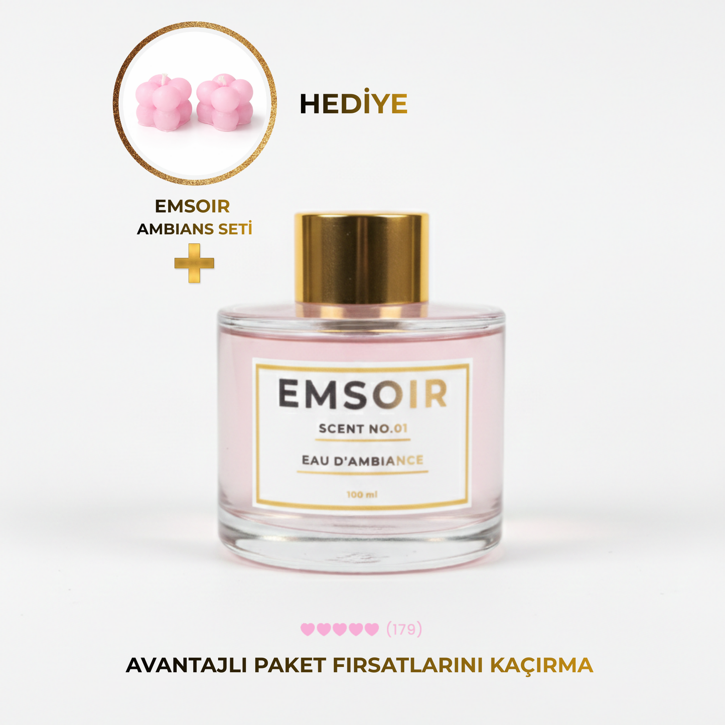 EMSOIR – SCENT No.01 | Eau d’Ambiance Sakura Çubuklu Oda Kokusu